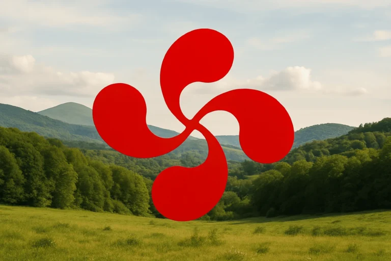 Croix Basque rouge