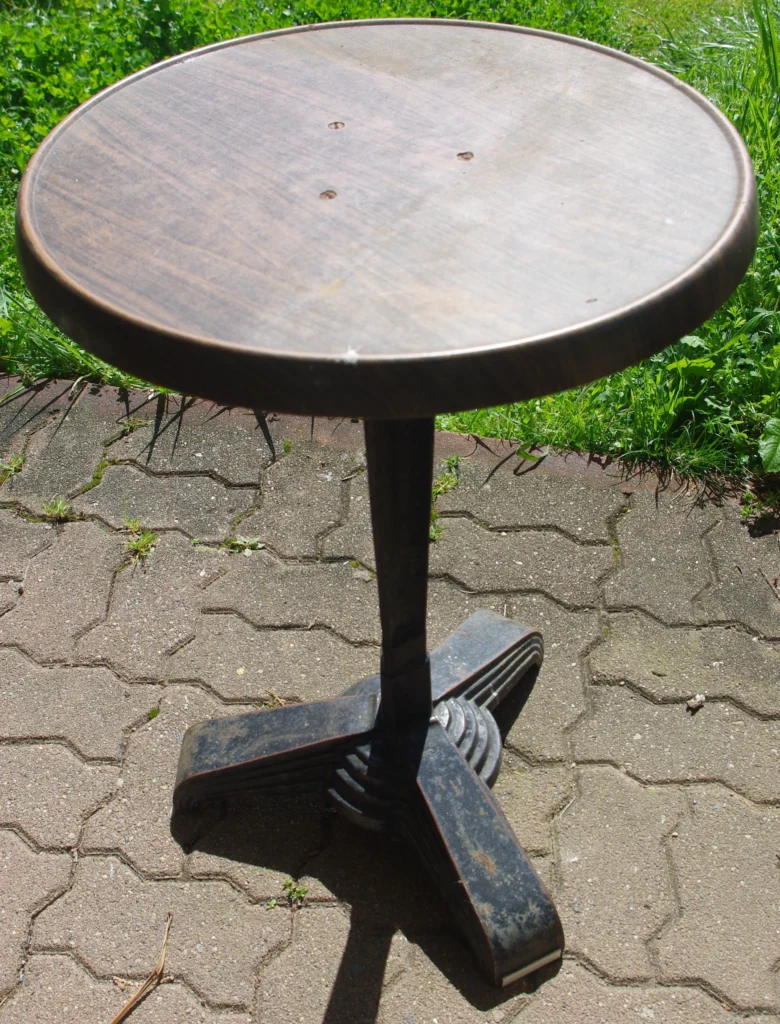 Table bistrot avant rénovation