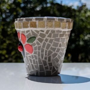 Pot de fleur Florette en mosaïque