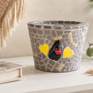 Pot de fleurs en mosaïque Coccilune