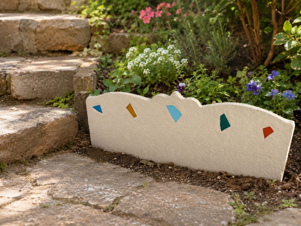 Bordure de jardin rénovée