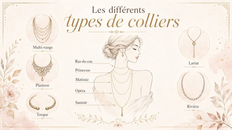 Les différents types de colliers classés selon leur longueur